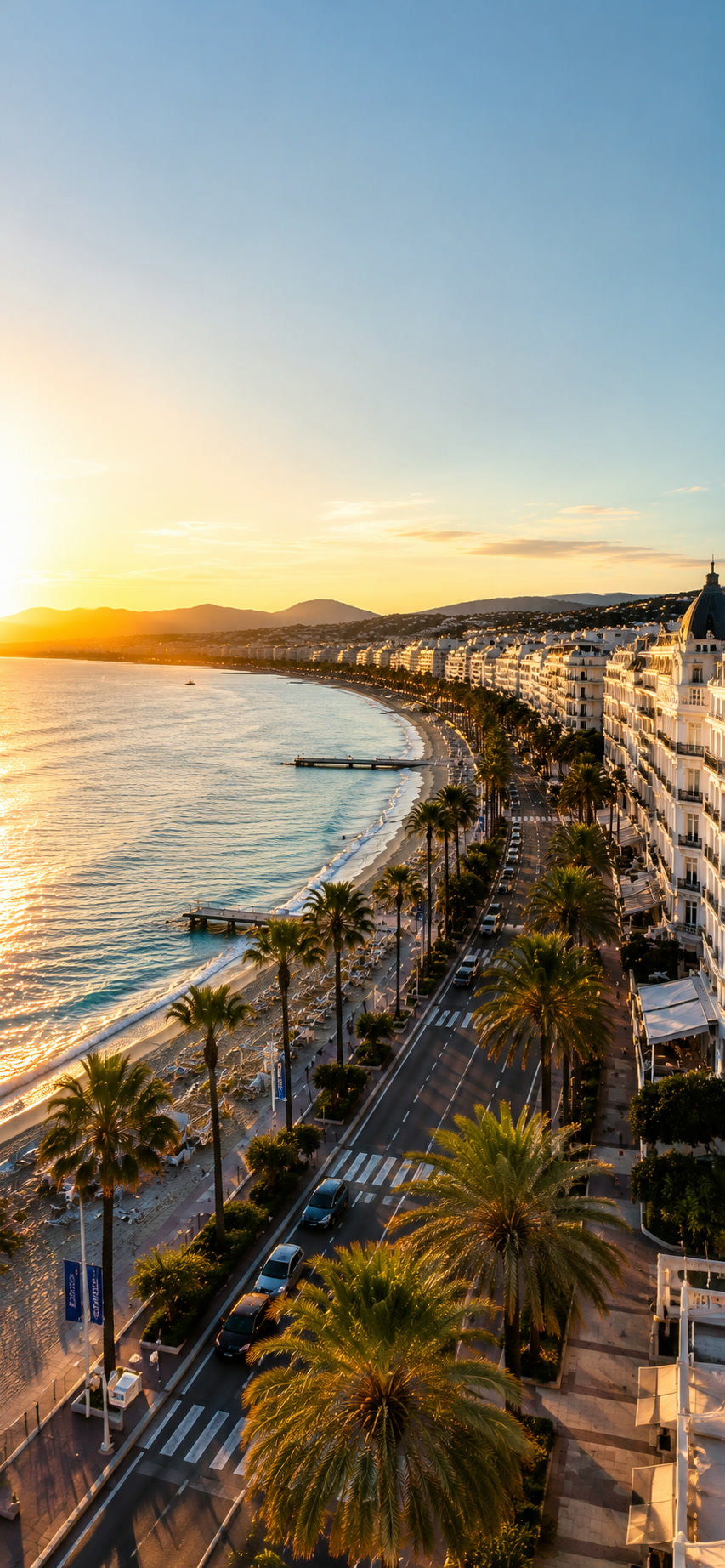 La Croisette et la baie de Cannes